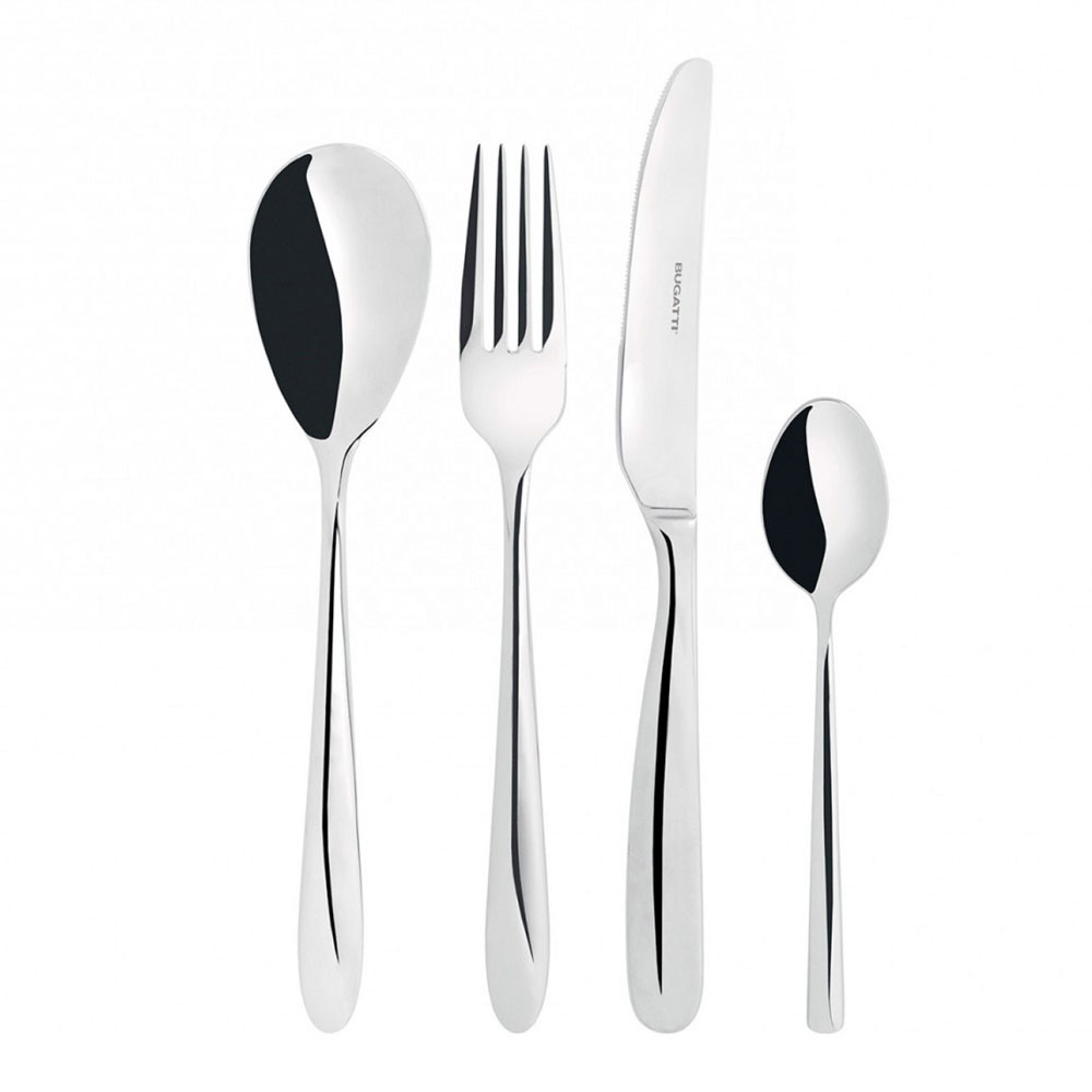 set tacamuri 24 de piese otel inoxidabil capriccio bugatti